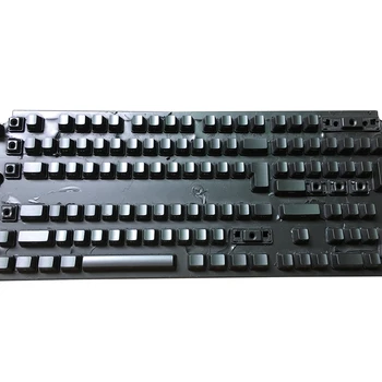 

Keyboard Keycaps 104 Mechanical Keyboard Key Caps English and Russian Side Engraved Transparent Key Caps