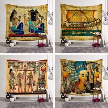 

Abstract Art Tapestry Wall Hanging Egypt Style Mandala World Architecture Towel Yoga Mat Table Cloth Decor 230X180cm