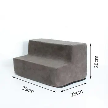 

GloryStar Pet Ladder Stairs for Pet Cat and Dog Ramp 2 Steps Ladder Pet Bed Stairs