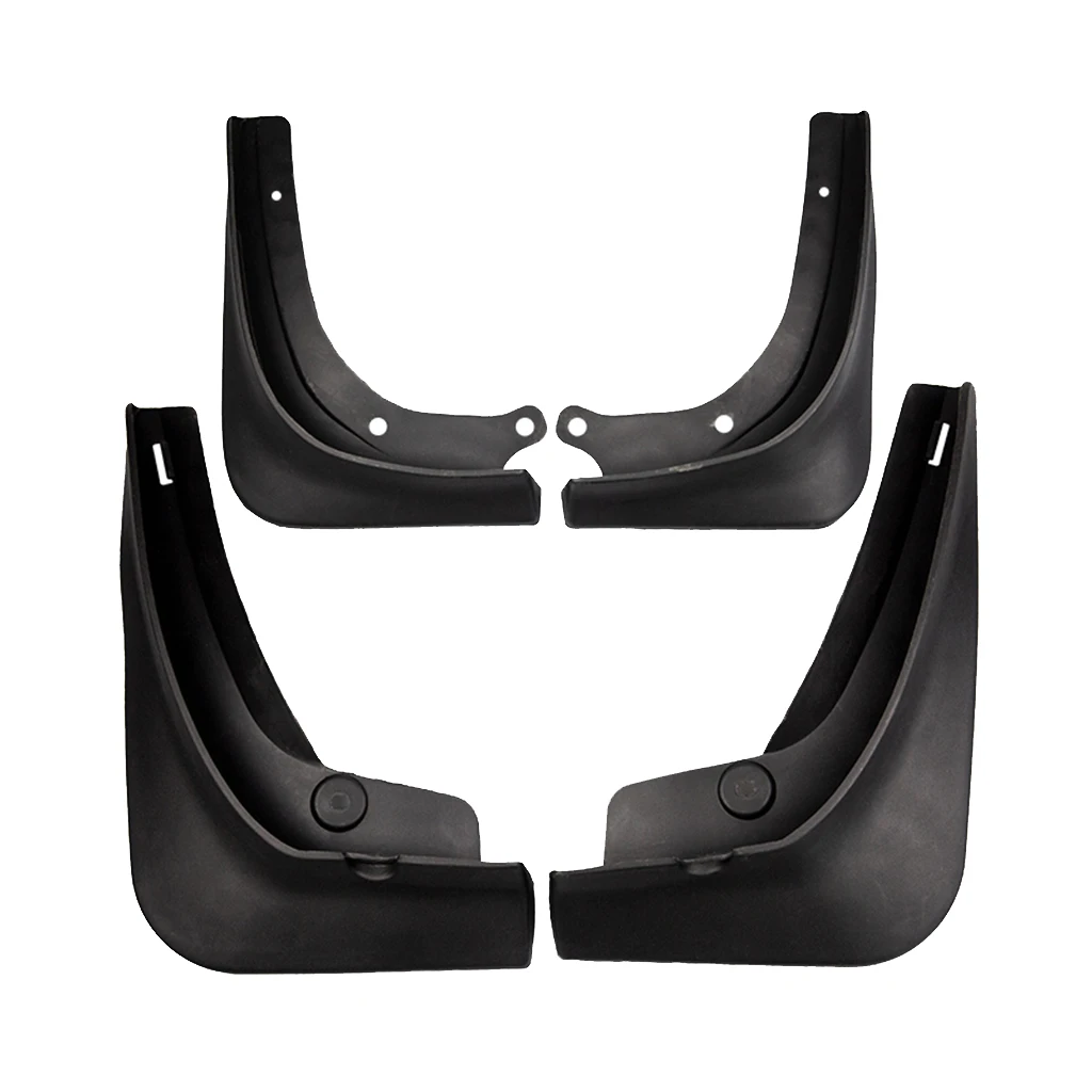 4x Front Rear Mud Flap Mudflap Fender Splash Guards Compatible with Tesla Model 3 2016-2019 -  Black