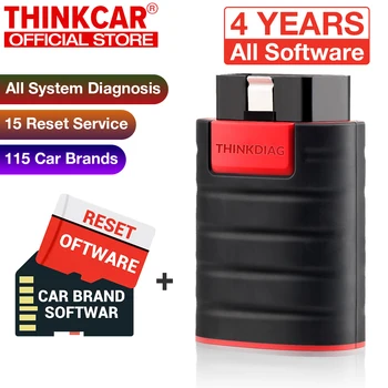 Thinkcar thinkdiag New version Obd2 Bluetooth All free car full system obd2 code reade rsame as easydiag diagnostic tools 1