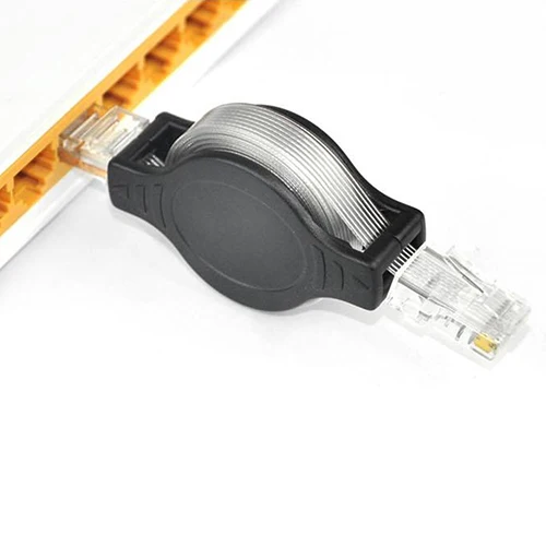 1 5 м 4 9 футов портативный выдвижной RJ45 Ethernet провод LAN шнур Интернет сетевой кабель