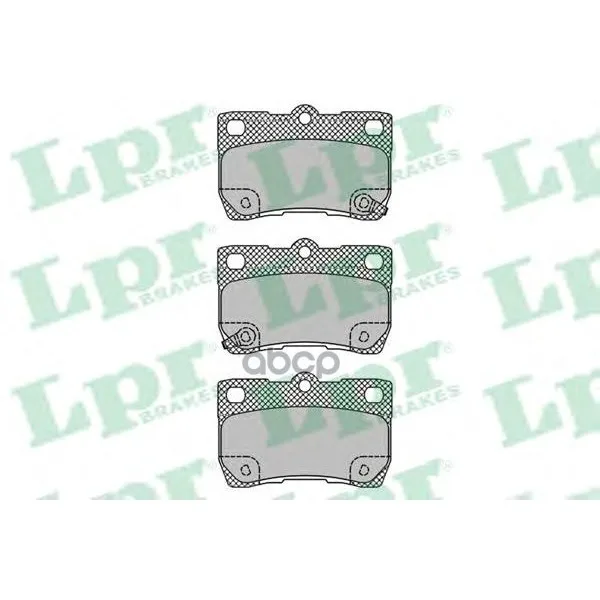 Колодки Тормозные Lexus Gs 3.0-4.6 05-/Is 2.2-2.5 05- Задние Lpr 05p1407 Lpr арт. 05P1407
