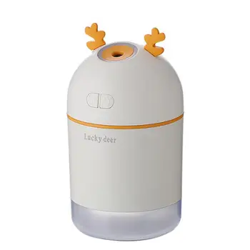 

Adoolla Mini Cartoon Deer Shape Usb Charging Air Humidifier for Tabletop Bedroom Supplies