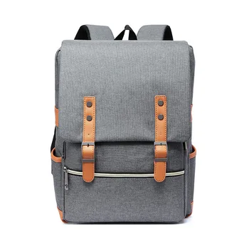 

Men's Backpack Casual Shoulder Bags Computer Laptop Backpackmultifunction Waterproof Backpack Vintage Large Capacity Bolsa Male