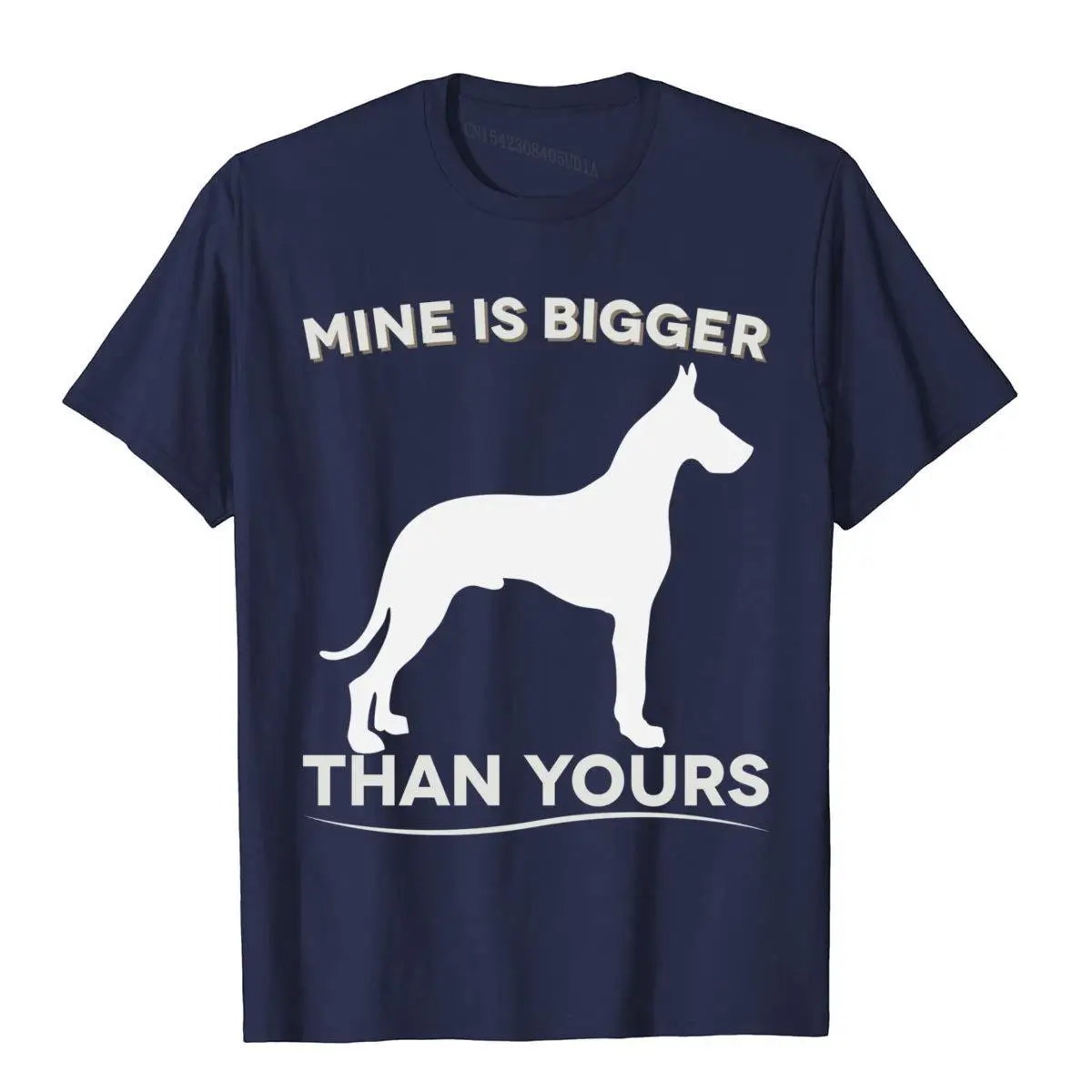 Mine Is Bigger Than Yours Funny Great Dane Pullover Hoodie__B10381navy