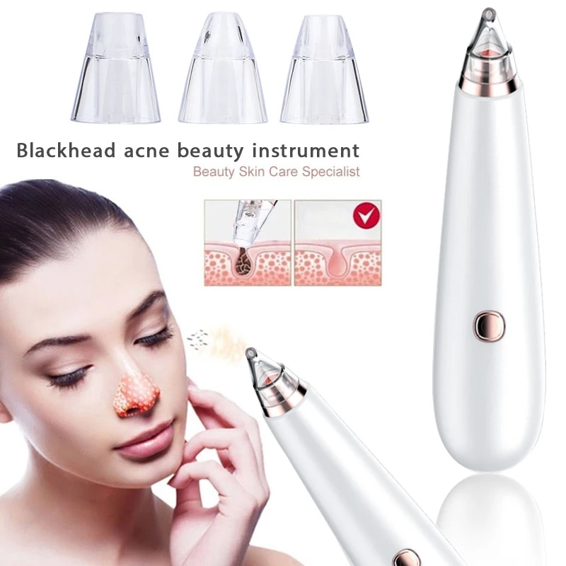 

Electric Acne Remover Point Noir Blackhead Vacuum Extractor Tool Black Spots Pore Cleaner Skin Care Facial Pore Cleaner Machine