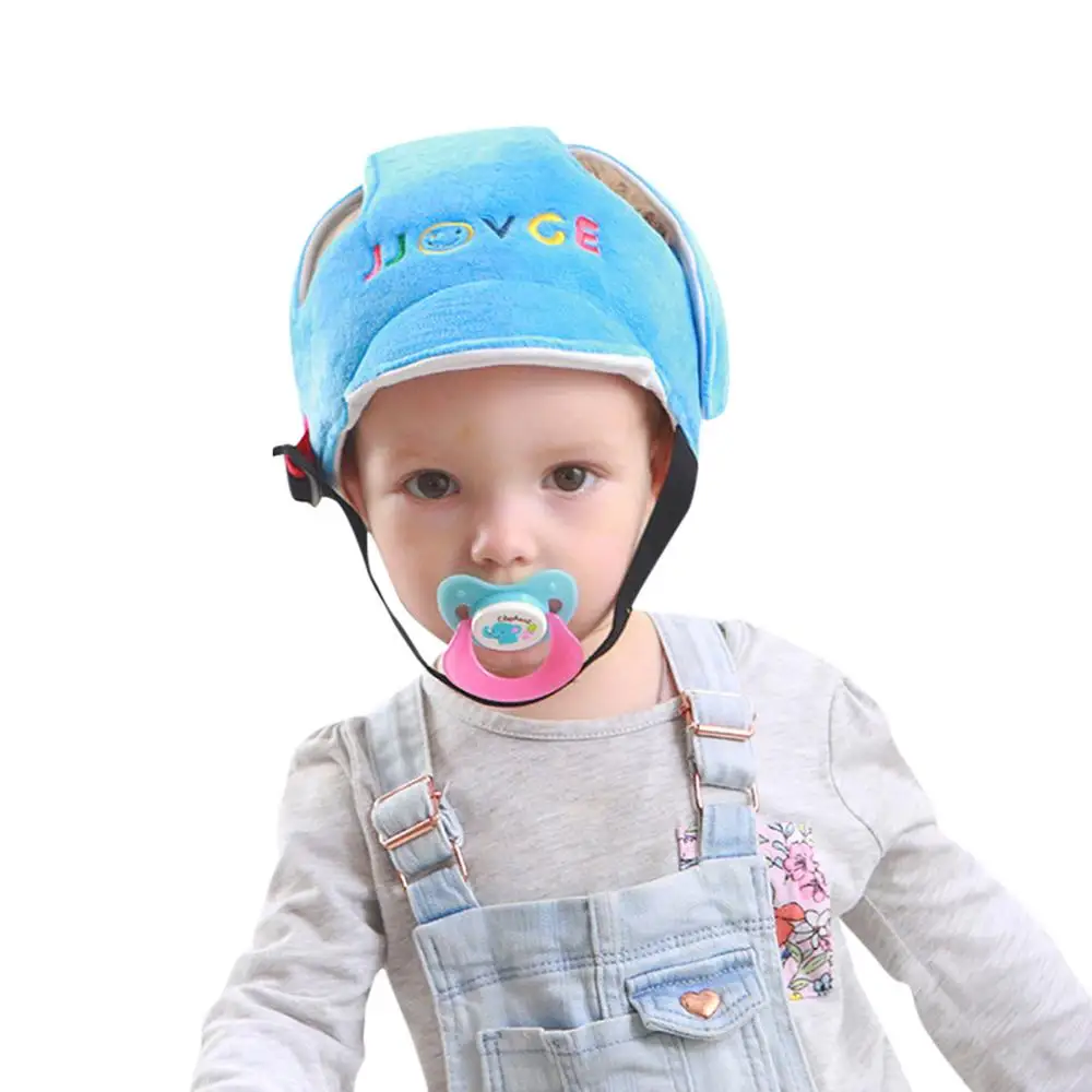 Детская шапка, защитный шлем, для мальчиков и девочек, анти-столкновения, спортивная мягкая шапка, для младенцев, для малышей, безопасная Кепка для прогулок, шапка для детей# 3F - Цвет: Синий