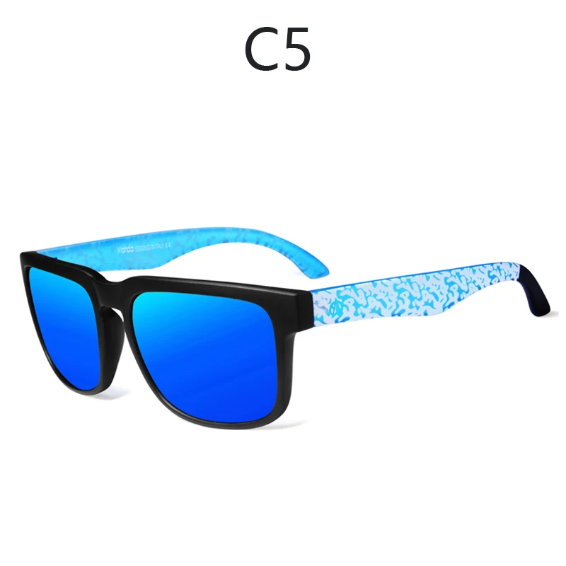 VIAHDA новые и крутые поляризованные солнцезащитные очки модели цветных солнцезащитных очков брендовые дизайнерские солнцезащитные очки с коробкой - Цвет линз: C5