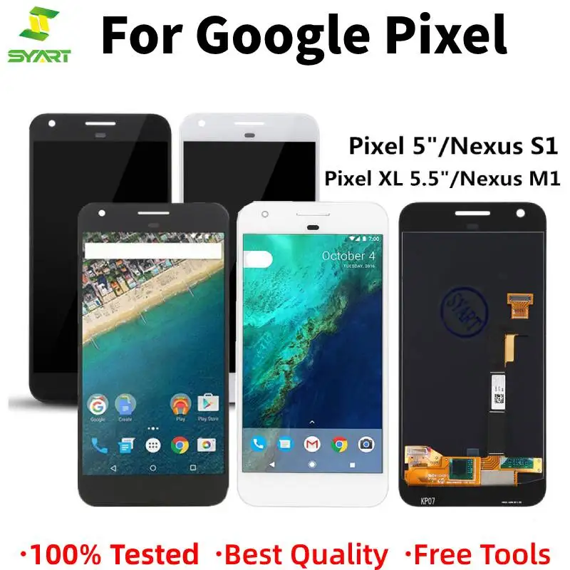 

For Google Pixel Nexus S1 5.0" Google Pixel XL Nexus M1 5.5" LCD Display Touch Screen Digitizer Assembly LCD Screen Replacement