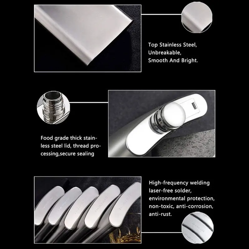 New 1 4 5 6 7 8 9 10 oz Stainless Steel Hip Flask with Funnel Pocket Hip Flask Alcohol Whiskey Hip Flask Screw Cap New 1 4 5 6 7 8 9 10 oz Stainless Steel Hip Flask with Funnel Pocket Hip Flask Alcohol Whiskey Hip Flask Screw Cap