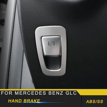 

For Mercedes Benz GLC 2016 Car Styling Hand Brake Gear Shift Panel Cover Frame Trim Sticker Interior Accessories