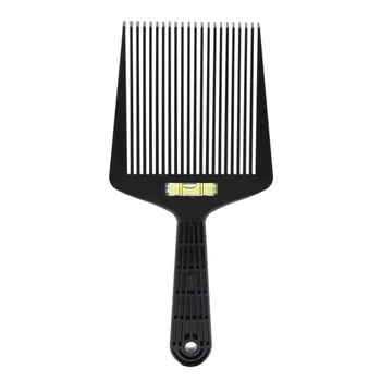 

Hair Trim Accessories Foam Clip Comb Comb Hairdresser Styling Hair Comb Non-Slip Handle Plastic Flat Top Comb