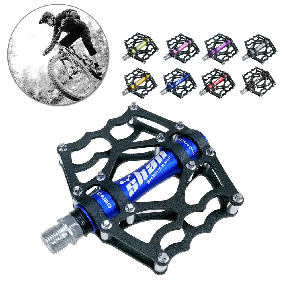 

Ultra-light Rockbros PedaMountain Bike Bicycle Pedals Nylon Fiber 9 Colors Big Foot Road Bike Bearing Pedals Bicycle Bike Parts