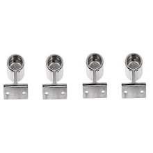 4X лодка ручной рельс фитинг 1 дюйм после стойки морской-нержавеющая сталь 316