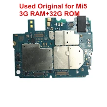 Мобильная электронная панель Материнская плата разблокированная с чипами схемы гибкий кабель для Xiao mi 5 mi 5 M5 mi 5 ram 3GB+ 32G