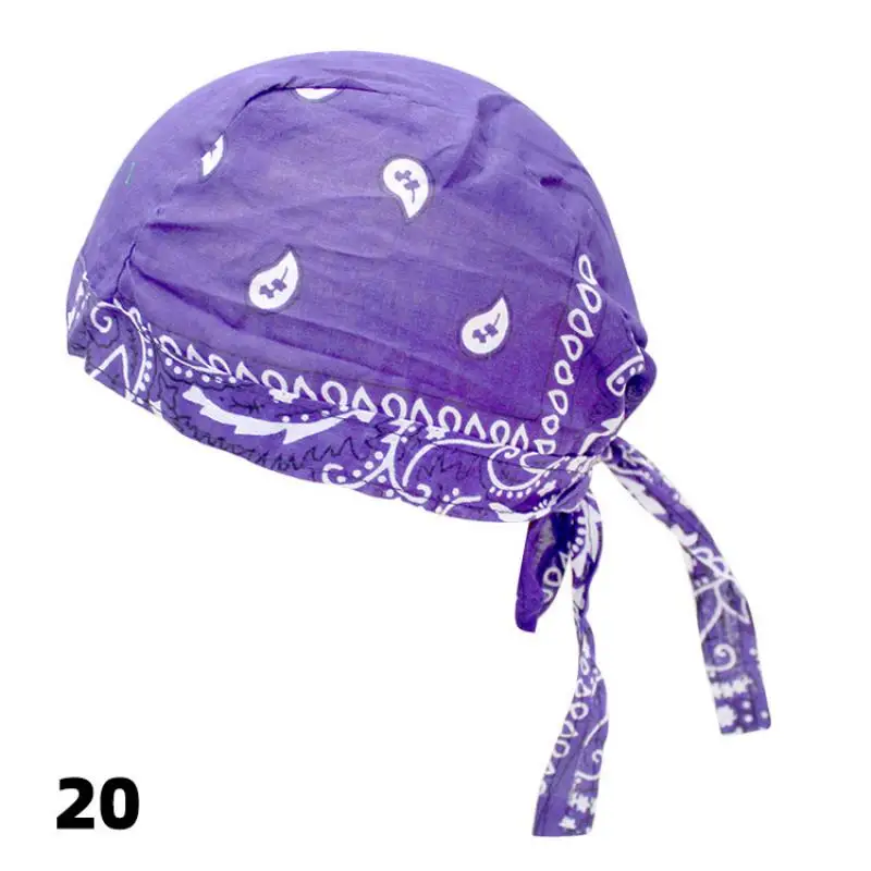 Fashion Pirate Cap Men Cotton Printed Sun Protection Cycling Summer Bandana Women Hat Spring Hip-hop Headscarf Headband