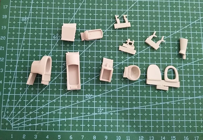 1/35 старый туалетный набор каучуковая фигурка модели наборы миниатюрный gk Unassembly Неокрашенный