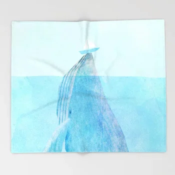 

Marine Animal Blanket Color Design Lift Fleece Blankets and Throw Blanket for Beds Christmas Decorations for Home