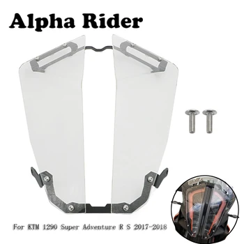 

A Set Motorcycle Frames Clear Headlight Guard Headlamp Cover Protector For KTM 1290 Super ADV Adventure R S 2017 2018