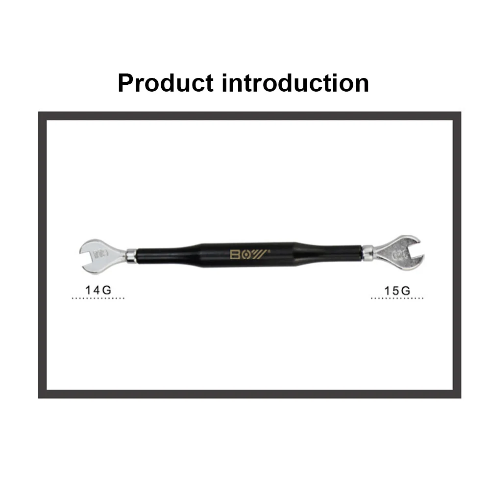 Lightweight Bike Wrench Portable Mini Spoke Spanner Steel Sports Bicycle