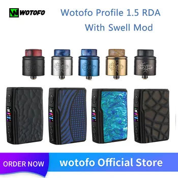 

Original Wotofo Profile 1.5 RDA Tank Atomizer 510 Thread with Swell Waterproof Mod Electronic Cigarette Vape KIT