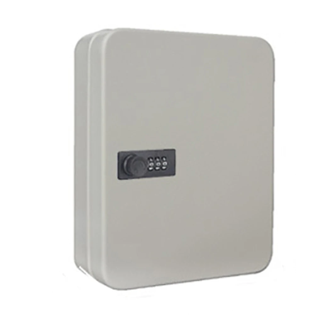

Key Safe Box Password Metal Storage Cabinet Car Combination Lock Security Indoor Outdoor Resettable Code Lockable Wall Mounted