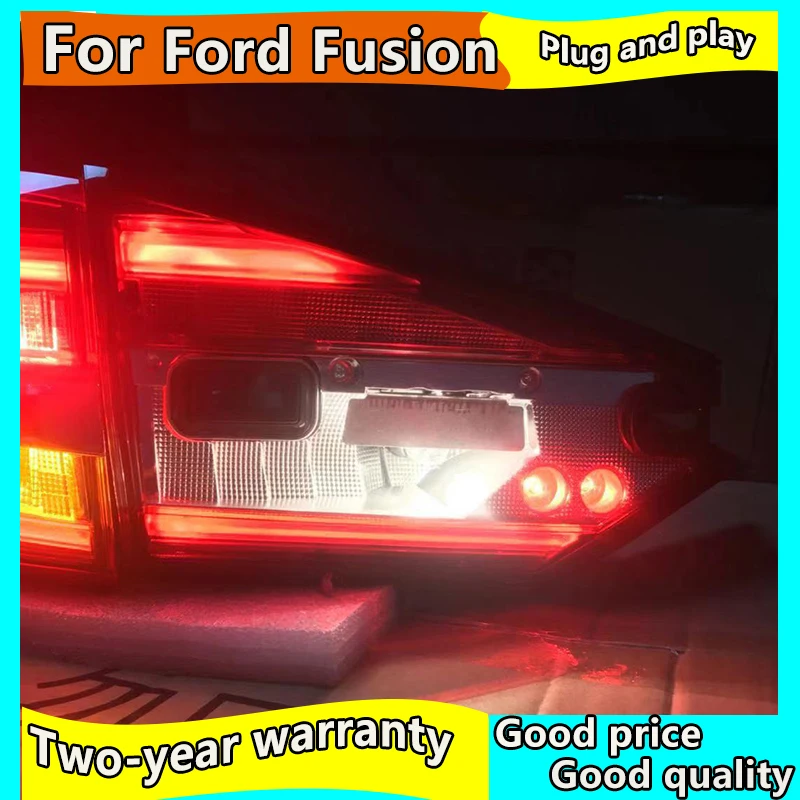 Автомобильный Стайлинг задний фонарь светильник чехол для Ford Fusion задние s 2017 2019