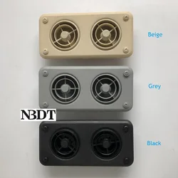 2Pcs/Lot Plastic Air Vent Dispenser Double Dual Diffuser Turning  Knob Air Conditioner RV Travel Car Bus Caravan Beige Black