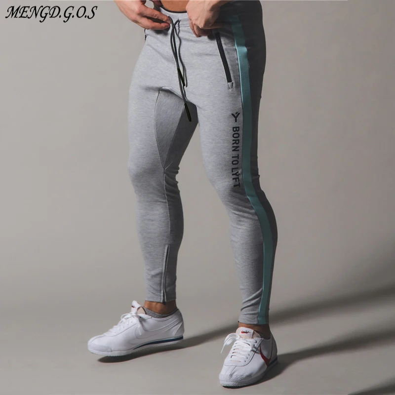 

Brand fashion men's trousers 2020 new muscle men's fitness sports pants jogger outdoor running casual trousers