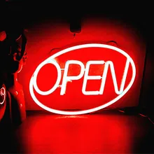 

USB/Battery Led Sign Neon Light Bar Open Door Restaurant Wall Store Displaying Decorative Neon Light Led Ultra Bright Sign Lamp