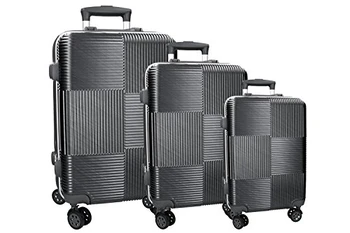 

Set valigie trolley 3 pezzi rigido PIERRE CARDIN grigio cabina da viaggio