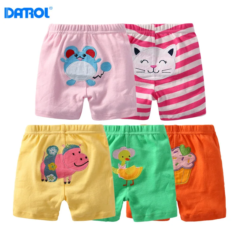 Danrol/Детские летние спортивные штаны-шаровары с рисунком; Большие Штаны для маленьких девочек; шорты для малышей