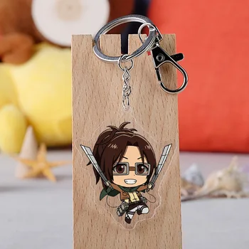 

Attack on Titan Fashion Anime Acrylic Key Chains Cartoon Keyring Keychain Pendant Toys Keyholder Gift unisex