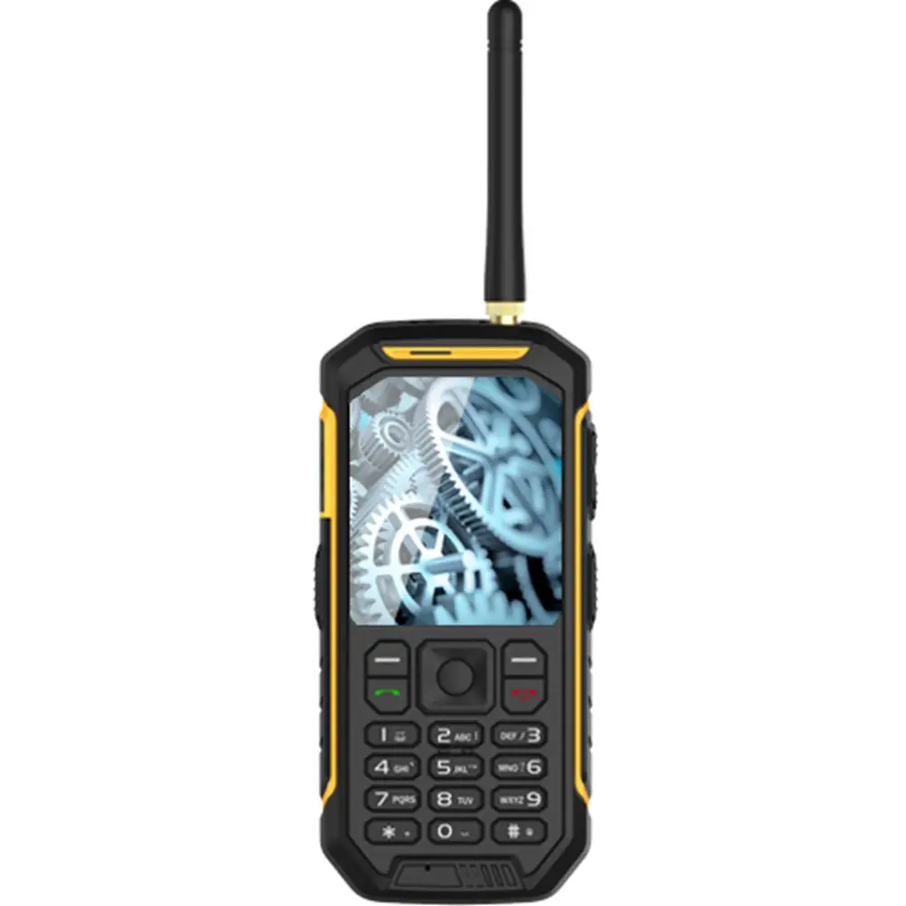 yellow Русская клавиатура X6 большой аккумулятор телефон прочный водонепроницаемый сотовый телефон большой фонарь, функция Walkie Talkie, ip67 PTT - Цвет: yellow