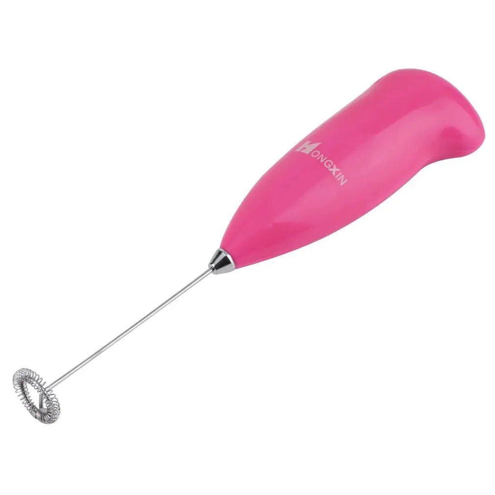 Coffee Milk Frother Wand Handheld Electric Foam Maker for Coffee Milk Durable Drink Mixer With Stainless Steel Whisk