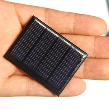 

BUHESHUI Small 2V 0.25W Solar Panel Cell Module Polycrystalline Solar Charger For 1.2V Battery Toy Panel 50*38MM 10pcs