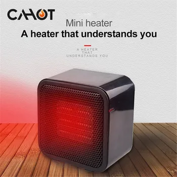 

CAHOT Speed Hot Portable Electric Heater Desktop Mute Heater Thermostat Office Dormitory Home Mini Heater PTC Heating Stove