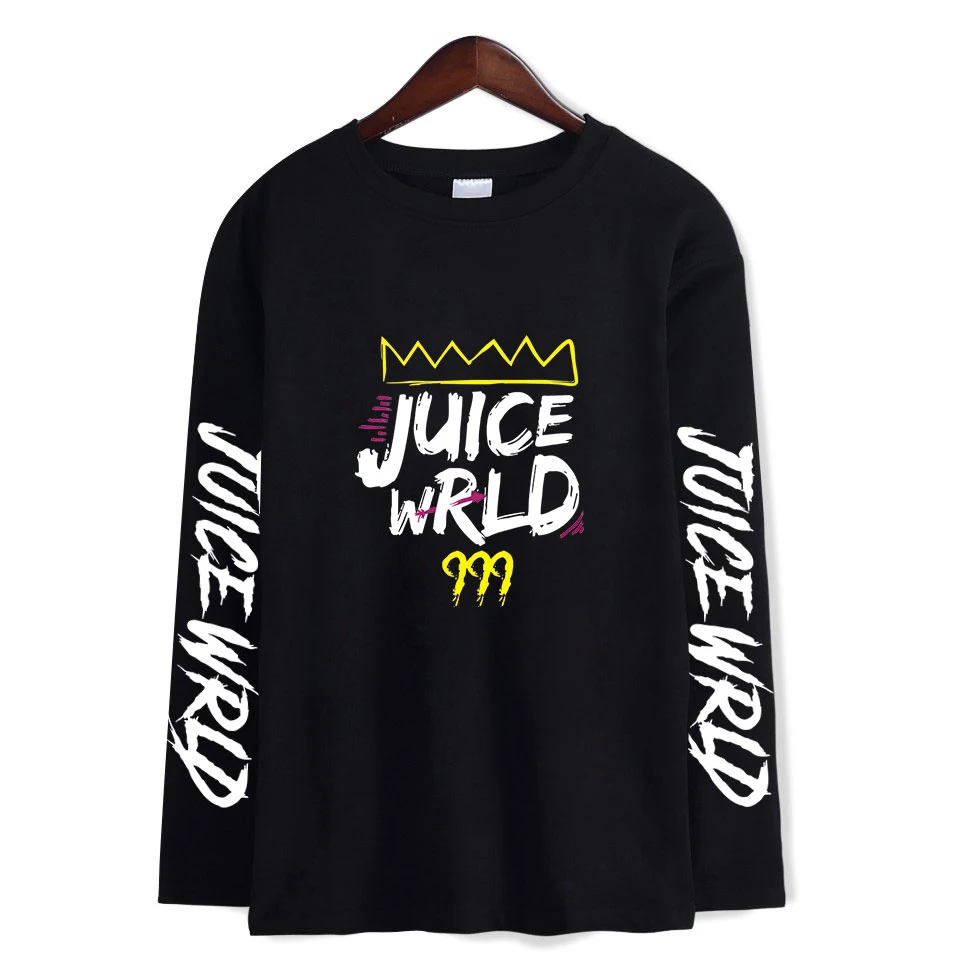 Rapper Juice Wrld 2D хип-хоп футболки с принтом женские/мужские повседневные футболки с длинным рукавом Новое поступление, горячая Распродажа, модная футболка