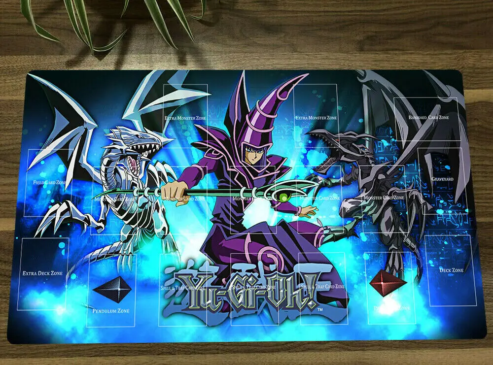 20121 Nuovo Tappetino Da Gioco Yugioh Yugioh Ccg Tcg Dark Mago Gioco Di Carte Collezionabili Tappetino Per Mouse Con Zone Regalo Gratuito