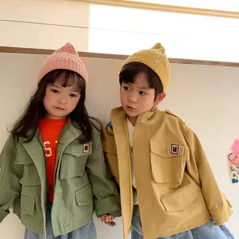 

12.17th Fashionable Baby boys girls' casual coat 2020 Spring New Arrival Printed fashion children's coat Size 80-130cm