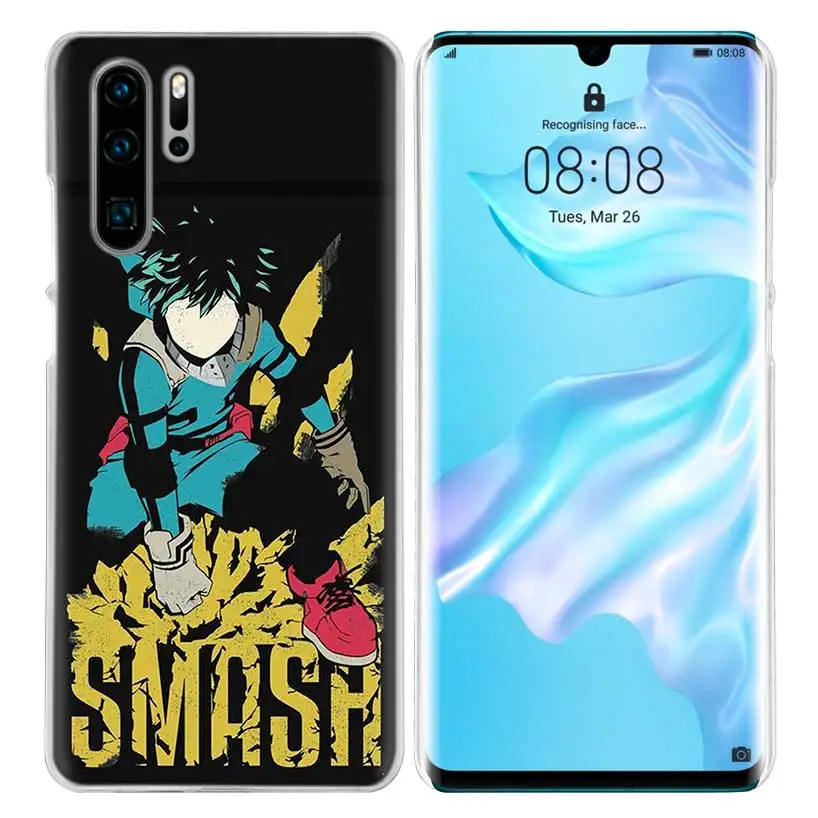Жесткий ПК чехол для huawei P30 P20 P10 mate 30 20 10 Nova 5 5i Pro Lite P Smart Z Plus мой герой Academy Plus Ultra - Цвет: 09
