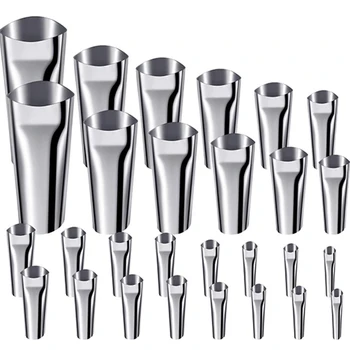 

28 Pcs Caulking Tools, Caulk Nozzle Applicator Caulking Finisher Nozzle Accessories, Sealant Finishing Tool