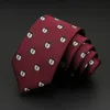 Men's Animal Slim Tie Polyester Jacquard Insect Car Bike Printed Ties For Wedding Business Suits Dress 6cm Skinny Necktie Gift ► Photo 2/6