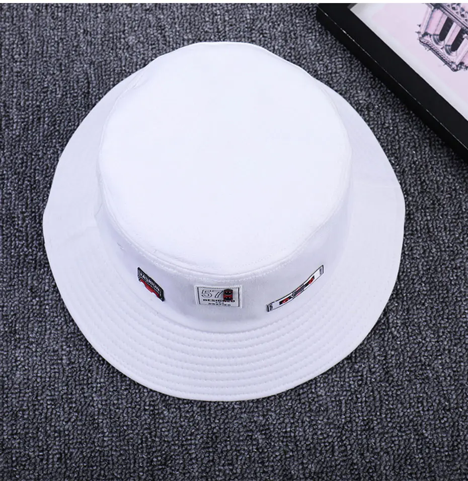 Panama Bucket Hat Men Women Summer Bucket Cap Personality pattern Hat Outdoor Beach sun Hat Hip Hop Gorros Fishing Fisherman Hat