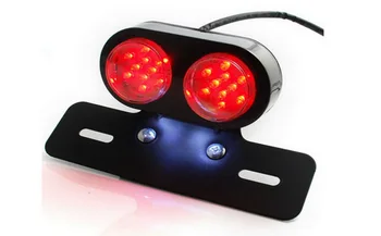 

Fashion Motorcycle Accessories Dual-lamp LED Suitable for Harley License Plate Frame Motorcycle Modification LED Tail Light