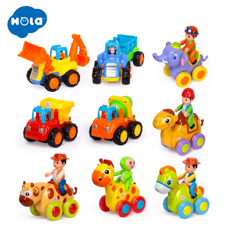 

2pcs Little Learning Ambulance Activity Toy with Music/Light/Electric Car & Swing Animal Show Car