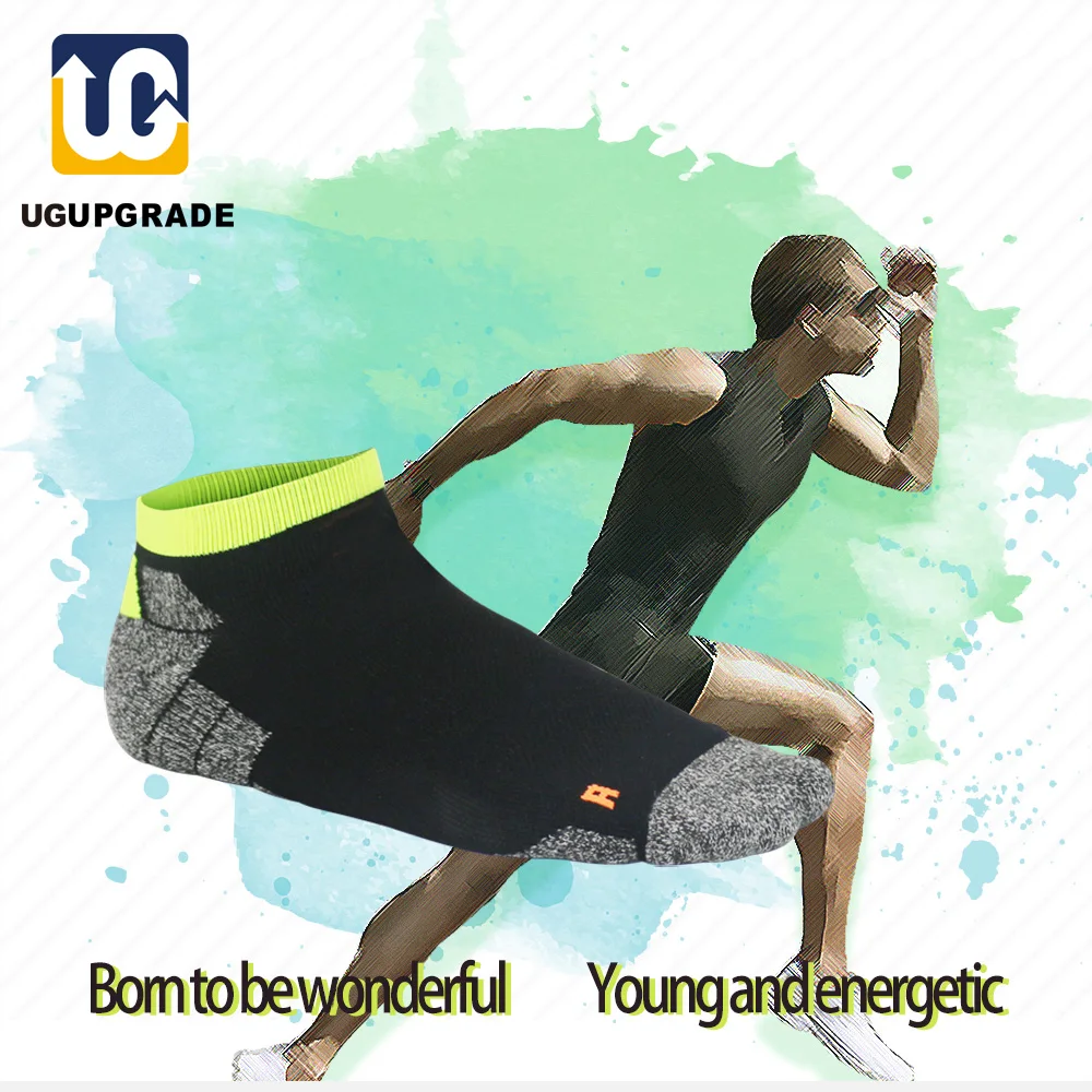 UP GRADE all season Professional Men Sport Socks Bradyseism Running Sock Quick Dry Climbing Gym Fitness calcetines ciclismo