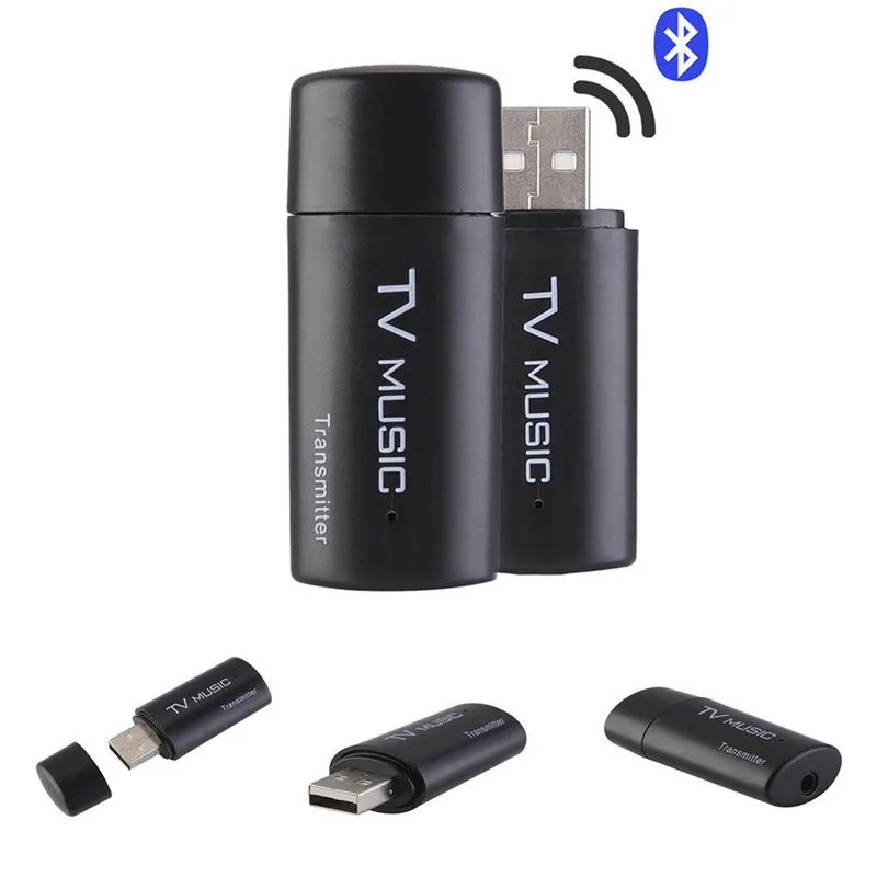 

tebe Bluetooth Transmitter Portable Stereo Audio with 3.5mm jack AUX transmitter USB charging
