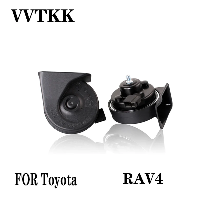 

VVTKK for Toyota RAV4 Multi-tone & Claxon Horns Loud Car Klaxon Horn 12V 110db Waterproof Snail Motorcycle Horn Siren 3C